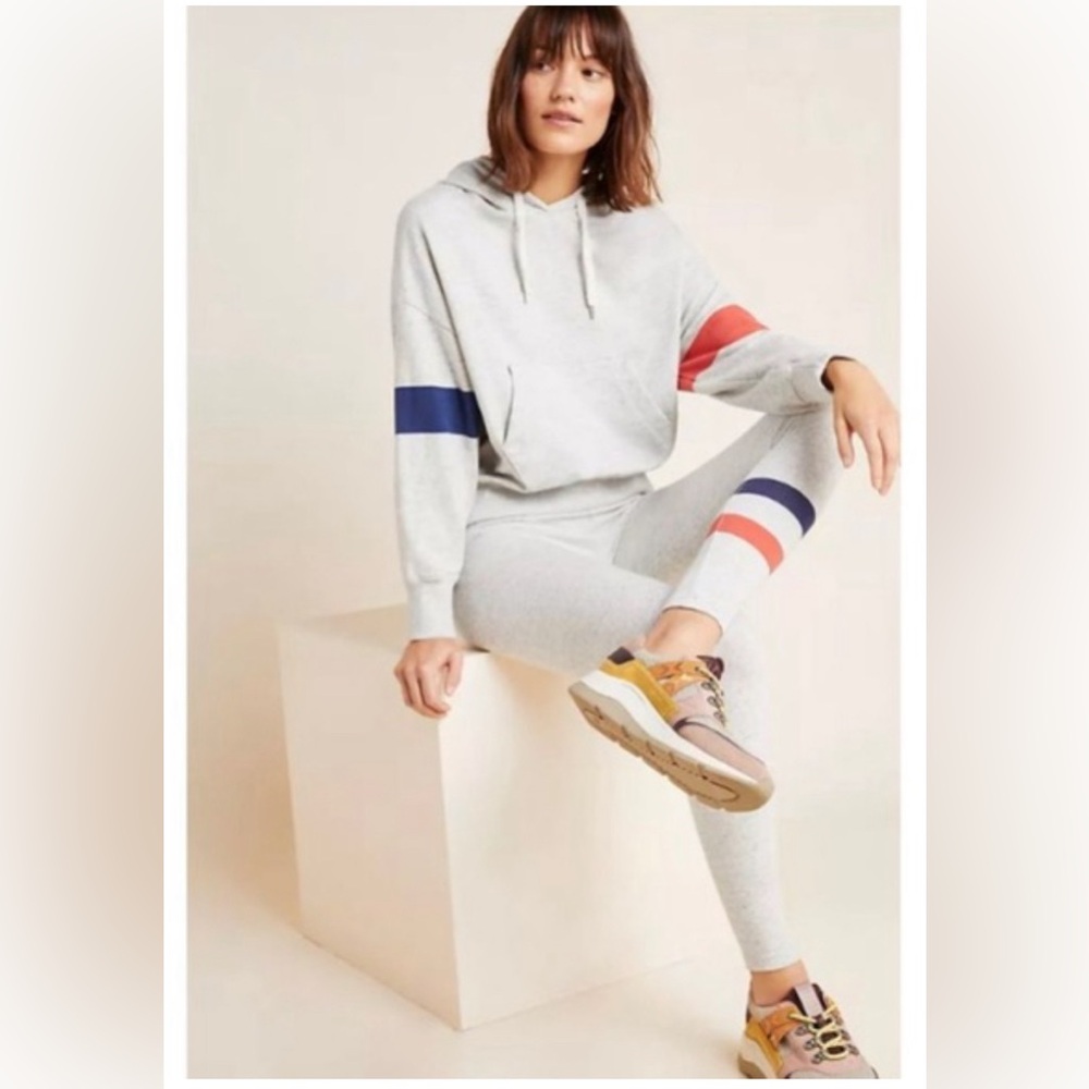 Sundry Stripe Colorblock Sweat Set, Size 0 Xs, Nw… - image 1